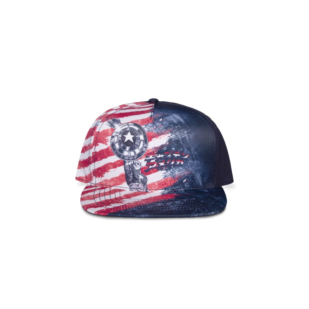 Marvel Captain America - Captain Casquette Snapback - Multicolore